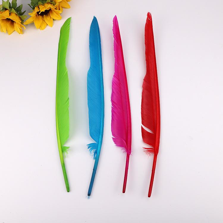 50Pcs Bulk Goose Feathers, 30-35Cm Diy Hunchback Feathers For Pens