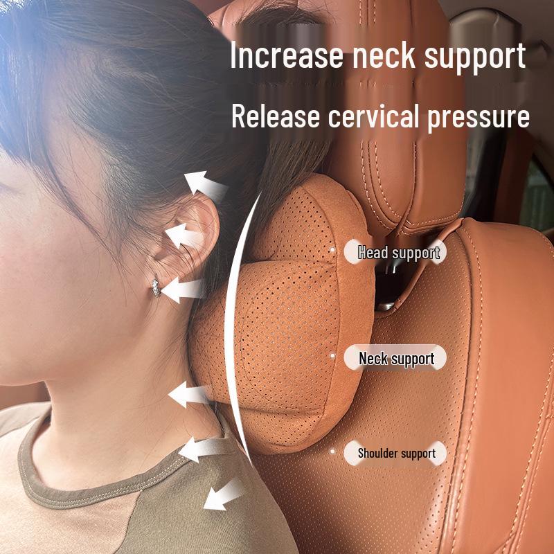 Mercedes-Benz S-Class Maybach & BMW X3/5 Series Neck and Lumbar Support Car Headrest Pillow