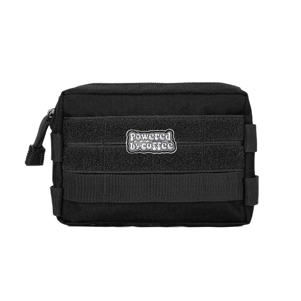 COFFEE POWER Fun Quotes Meme Tactical Patch Morale Velcros Embroidered Badge Hook Loop Fastener for Cap Molle Backpack Jeans