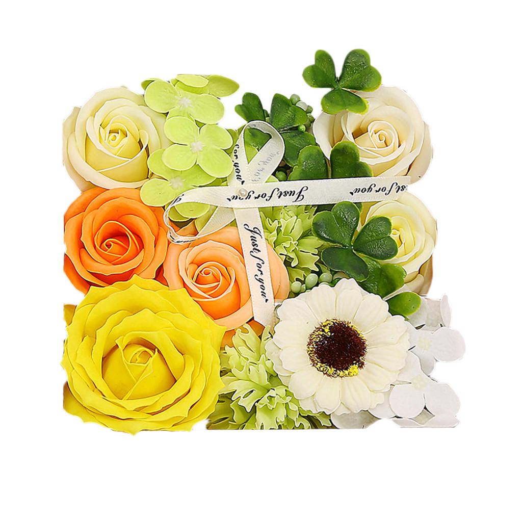 Mother's Day DIY Soap Flower Gift Rose Box Bouquet Wedding Home Festival Gift