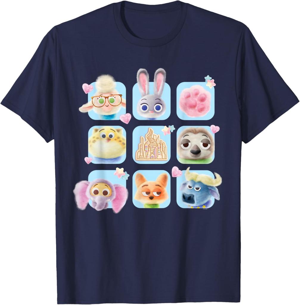 Disney Zootopia Cute Cotton Candy Friends T-Shirt