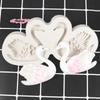 M-Swan Silicone Candle Mold for Aroma Soap And Chocolate Pudding Mousse Cake Valentine's Day Baking Decorating Tool