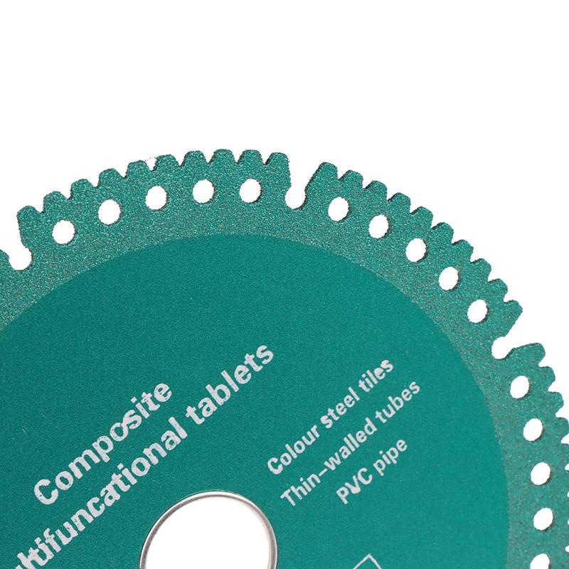 115/125Mm Brazed Diamond Saw Blade Cutting Disc 22.23Mm Steel Metal Stone Cast Iron Steel Reinforcement Aluminum