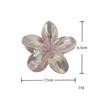 Gradient Flower Hair Claw Women Girls Sweet Acrylic Hair Claw Summer Vacation Hair Crab Clamp Hawaiian Headwear Styling Barrette