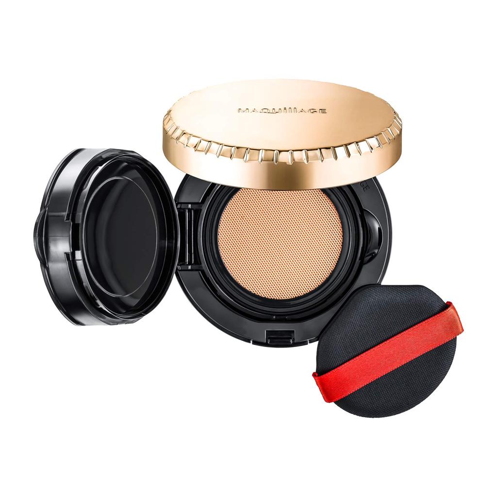 Maquillage Dramatic Jelly Compact Case Limited Edition Set Foundation Slightly Light to Medium 14g & 2, Tone, (x 1)