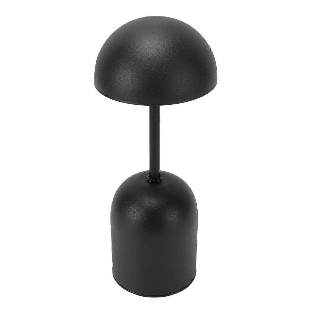Modern Small Table Lamp Cute Dome Shade Reflecting Light LED Reading Lamp 1200mAh Battery Operated for Living Room
