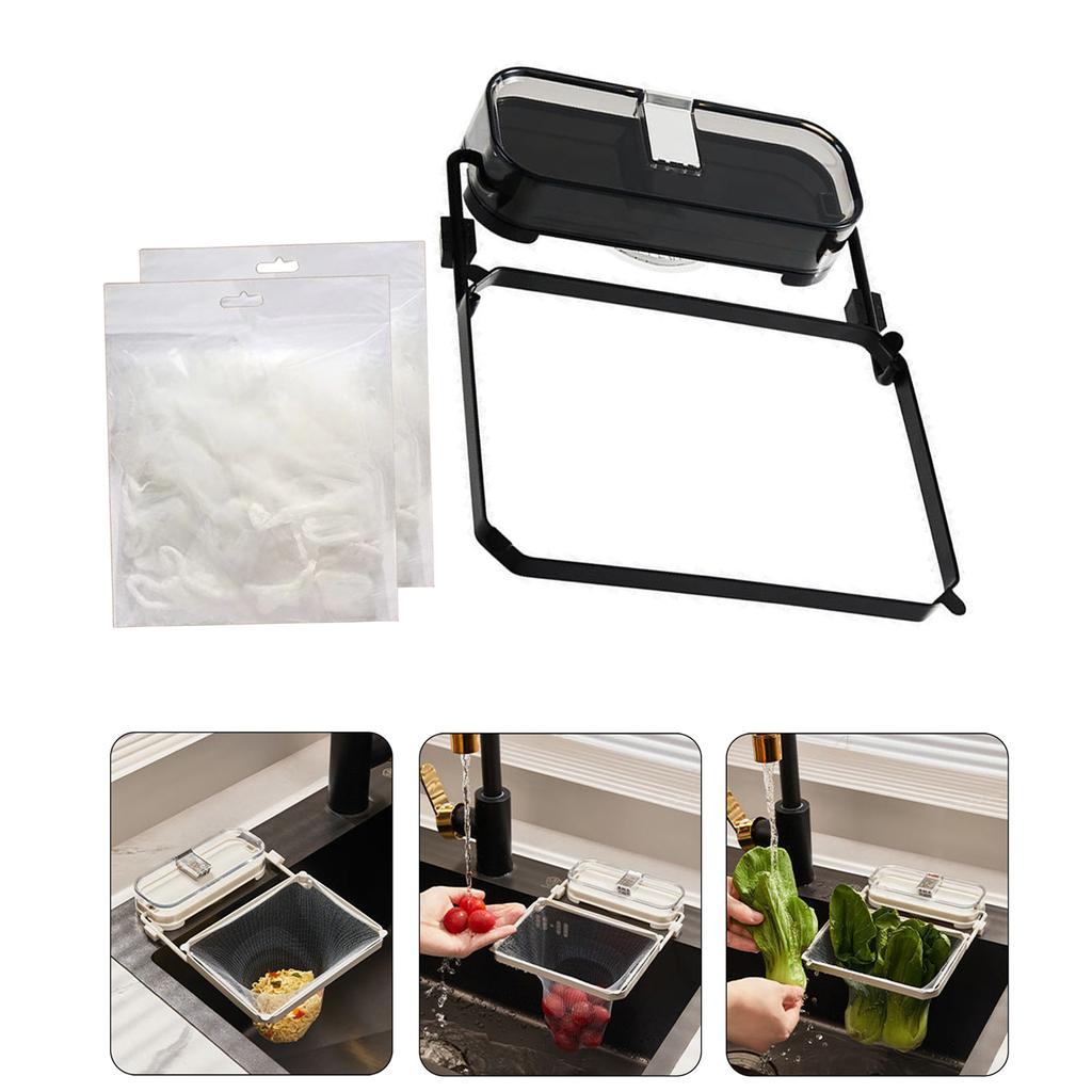 Suction Cup Sink Strainer with Mesh Filters To Trap Debris Kitchen Sink Drain Strainer Suitable for Kitchen and Bathroom