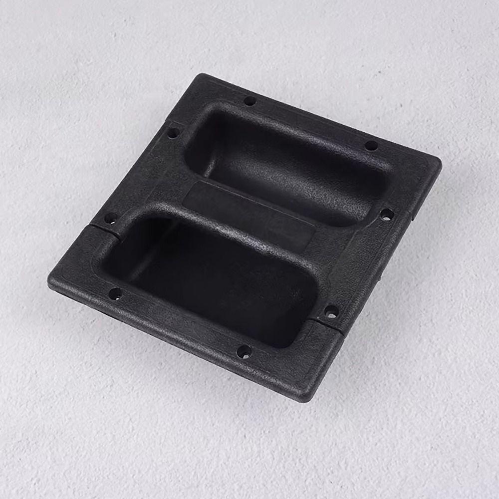 4 Stück Schwarzer versenkter Lautsprechergriff 148x140mm Gitarrenverstärkergriff für tragbare Lautsprecherbox