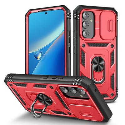 Hoesje Voor Samsung S24 S23 S22 S21 FE Ultra Plus A54 A34 A14 A53 5G FE Heavy Duty met Camera 360 Graden Draaibaar Kickstand Cover
