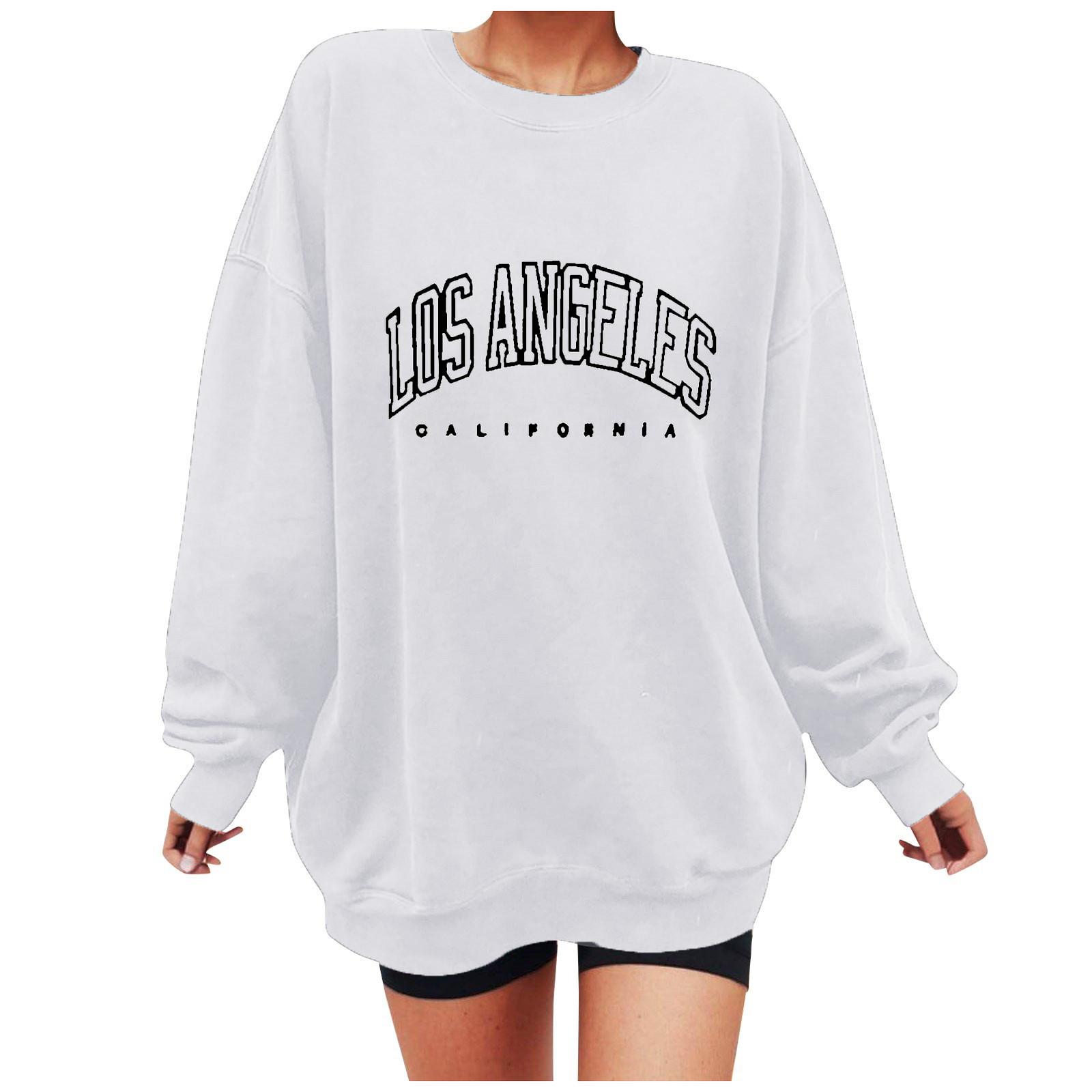 

Женская толстовка Спортивный пуловер с принтом для пар на День Святого Валентина Толстовка Пуловер Топ с длинными рукавами Повседневная толстовка Толстовка для пар L белый