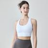 Women's Summer Slimming Racerback Yoga Bra with Chest Pads - Beautiful Back Design
