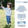 JELLYBABY Girls' Sweet Lace Collar Cotton Shirt