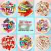 Wooden Heart Clips with Rope - Classroom & Photo Wall Decor Set