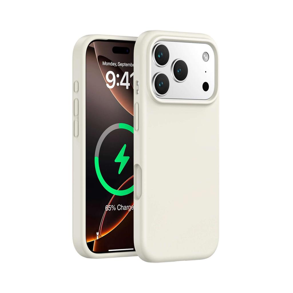 Applicable To iPhone17 Mobile Phone Case Magnetic Suction Liquid Silicone Integrated Camera Button Apple 18PRO Protective Case