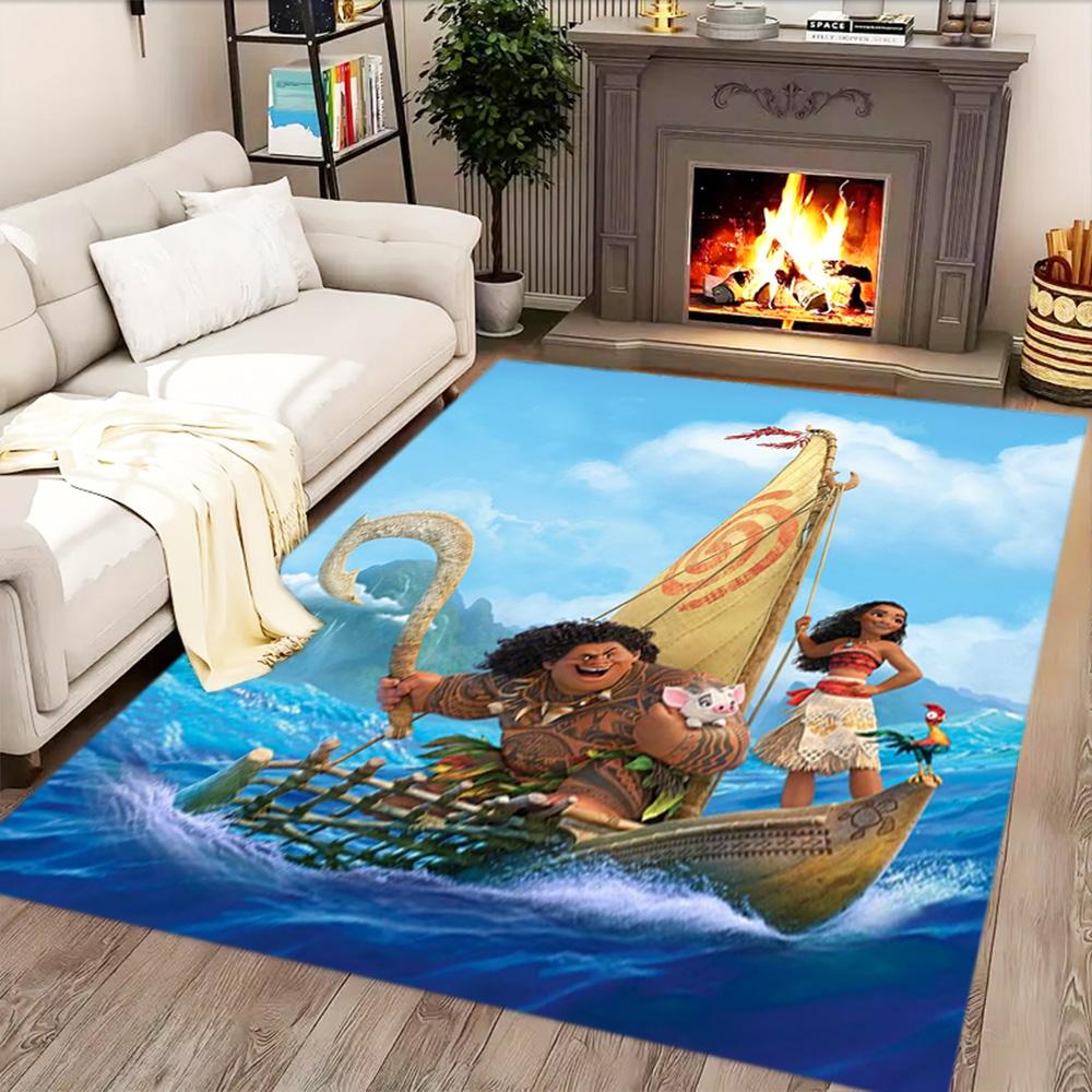 Moana's Adventure On The Waves rug for Living Room rug, Bedroom, Study Room, Hallway Decoration, Perfect for Home Decoration or Holiday Gifts
