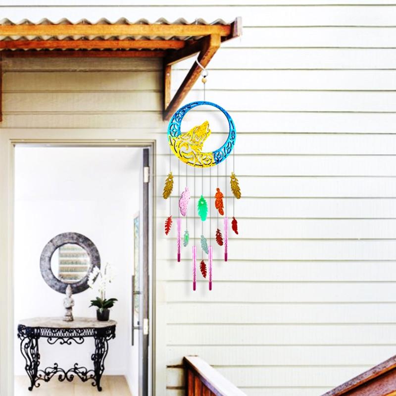 Wolf Feather Glossy Silicone Mold Wall-mounted Wind Chime Mold DIY Keychain Pendant Jewelry Epoxy Resin Crafting Mold