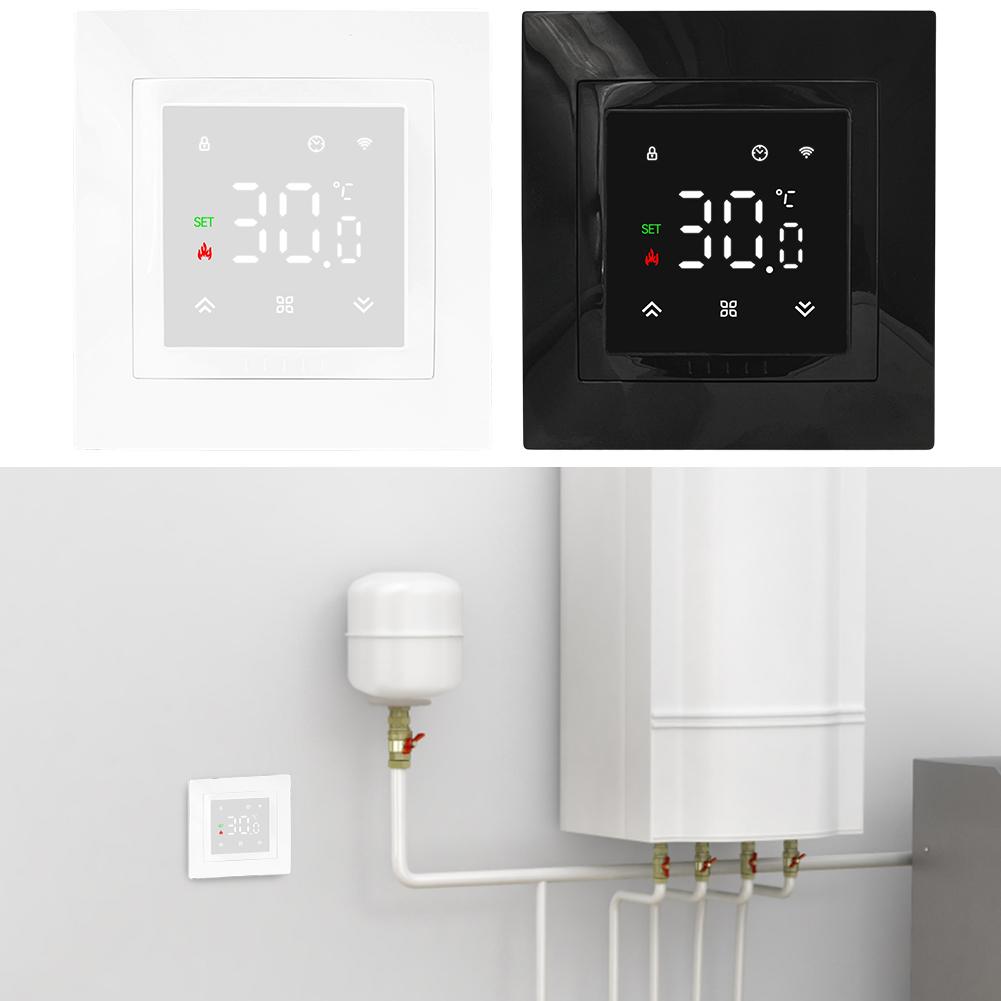 1set Home Thermostat For ALEXA For GEOGLE-Assistant,forTUYA For-SMART LIFE App Smart WiFi Electric Underfloor Heating Thermostat
