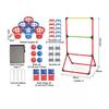 2 in 1 Outdoor Bucket Game Set Portable Carnival Games Combo Set  Backyard Game Supplies