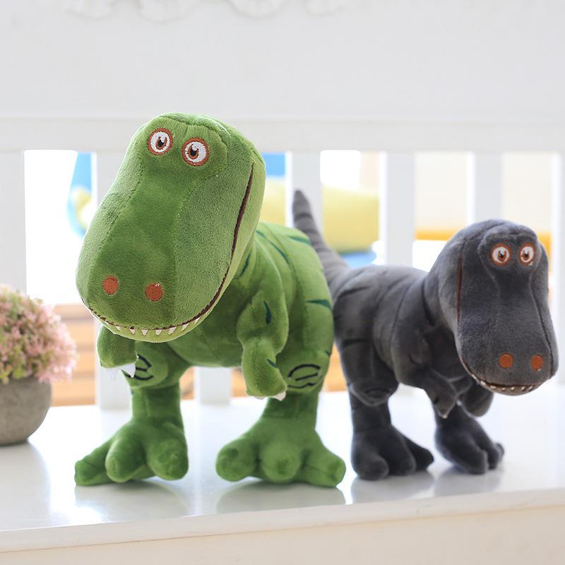 Large Dinosaur Plush Toy - Tyrannosaurus Rex & Triceratops for Boys