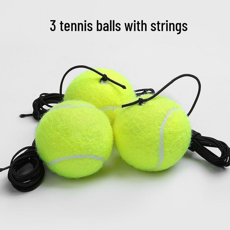 Solo Tennis Trainer Set with Rebound Base & String