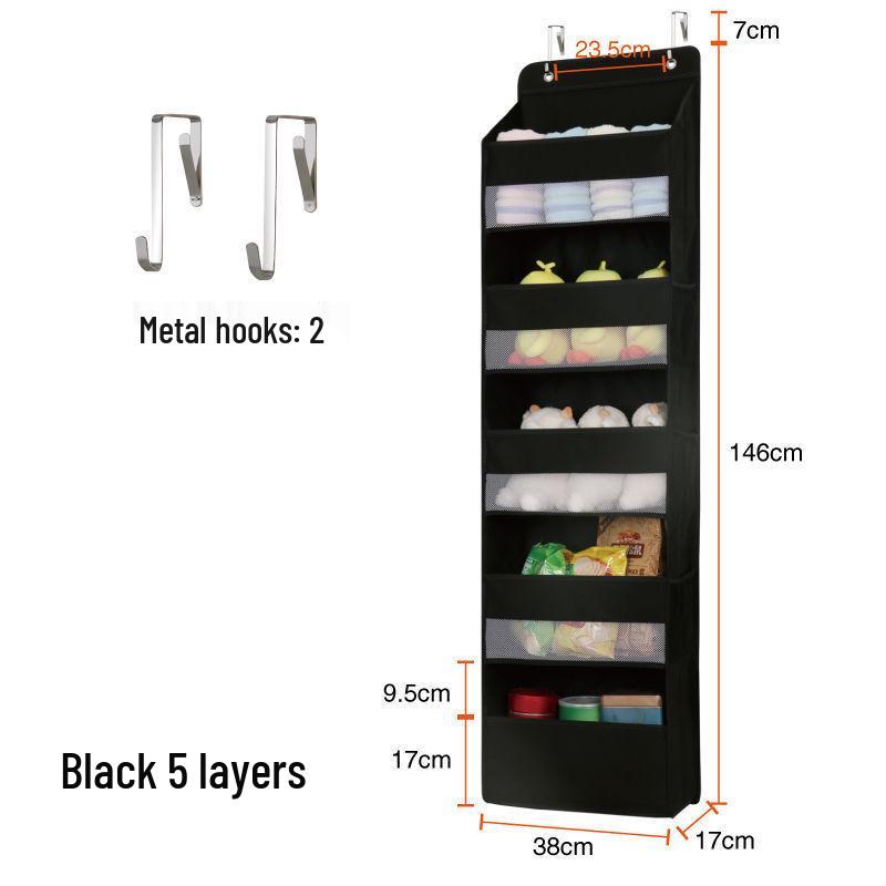 Wall-Mounted Hanging Storage Pocket for Clothes, Dorm Room Organizer, and Bathroom Diaper Holder