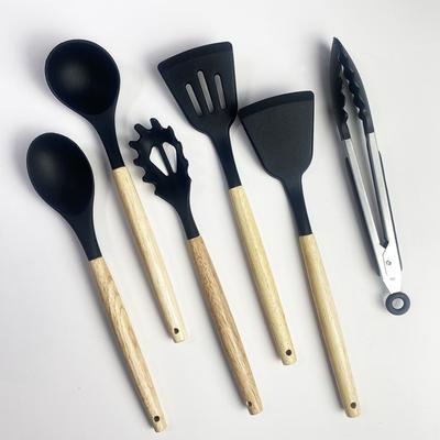 Non-stick Silicone Cookware Set Food Grade Spatula Utensils Kitchen Cookware  Kitchen Gadgets