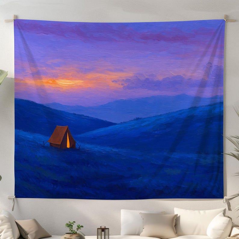camping tapestry 75x100 чёрный