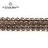 Synthetic Faceted Smoky Quartz Beads Round Brown Energy Crystal Loose Spacer Bead For Jewelry Making Bracelet Necklace Accessory