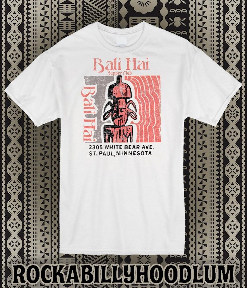 Retro Tiki Art Tee T Shirt Cotton Bar Mug Restaurant Bali Hai Club St Paul MN Unisex T-Shirt
