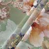Antique Flower Leaf Round Tablecloth Waterproof Cover For Wedding Party Dining Table Decoration