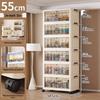 45-90 Wide Multi-layer Folding Plastic Storage Cabinet for Baby Wardrobe Organizer