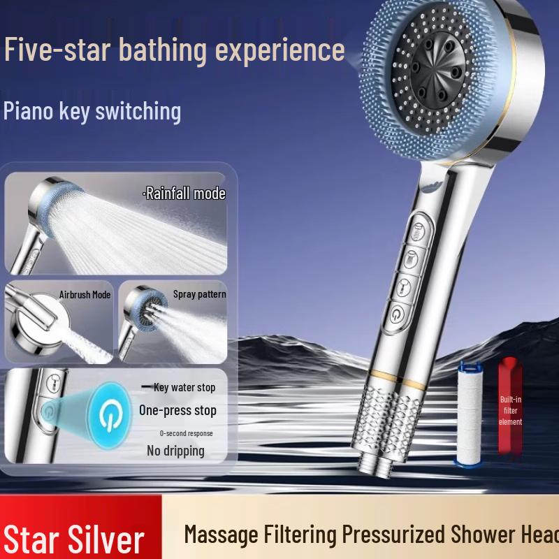 OLOEY High-Pressure Handheld Shower Head