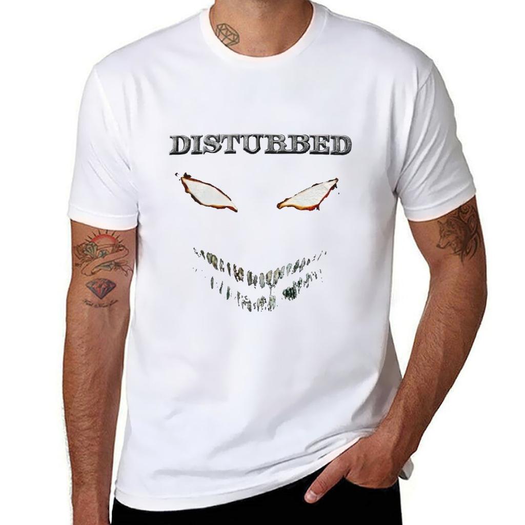 Disturbed The Guy Face TShirt Basic Daily Outfit Short Sleeve Tee