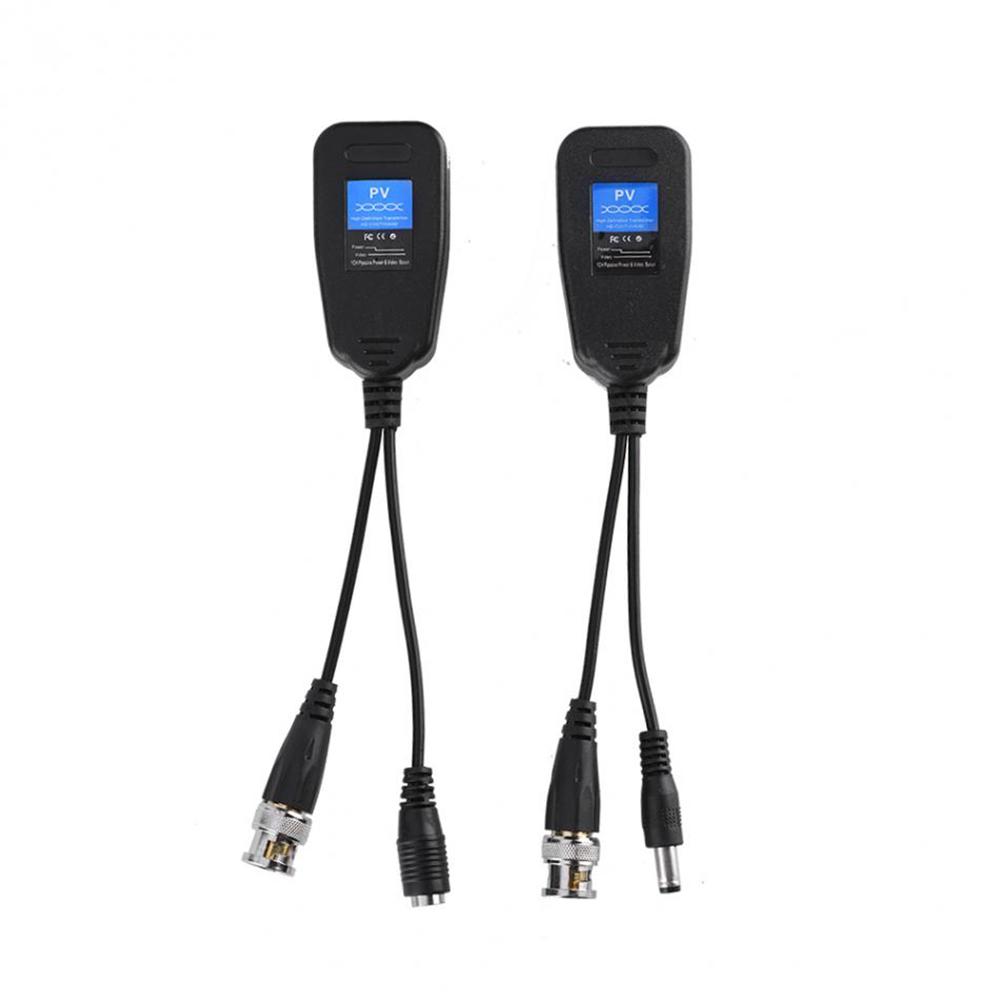 CCTV Coax BNC Video Power Balun Transceiver for CAT5e 6 RJ45 Connector 1 Pair CCTV Coax BNC Video Power Balun Transceiver for CAT5e 6 RJ45 Connector 1 Pair