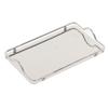 Large Rectangle Tray Stainless Steel Home Living Room Commercial Dishes Tray for Coffee Water Cups Fruit