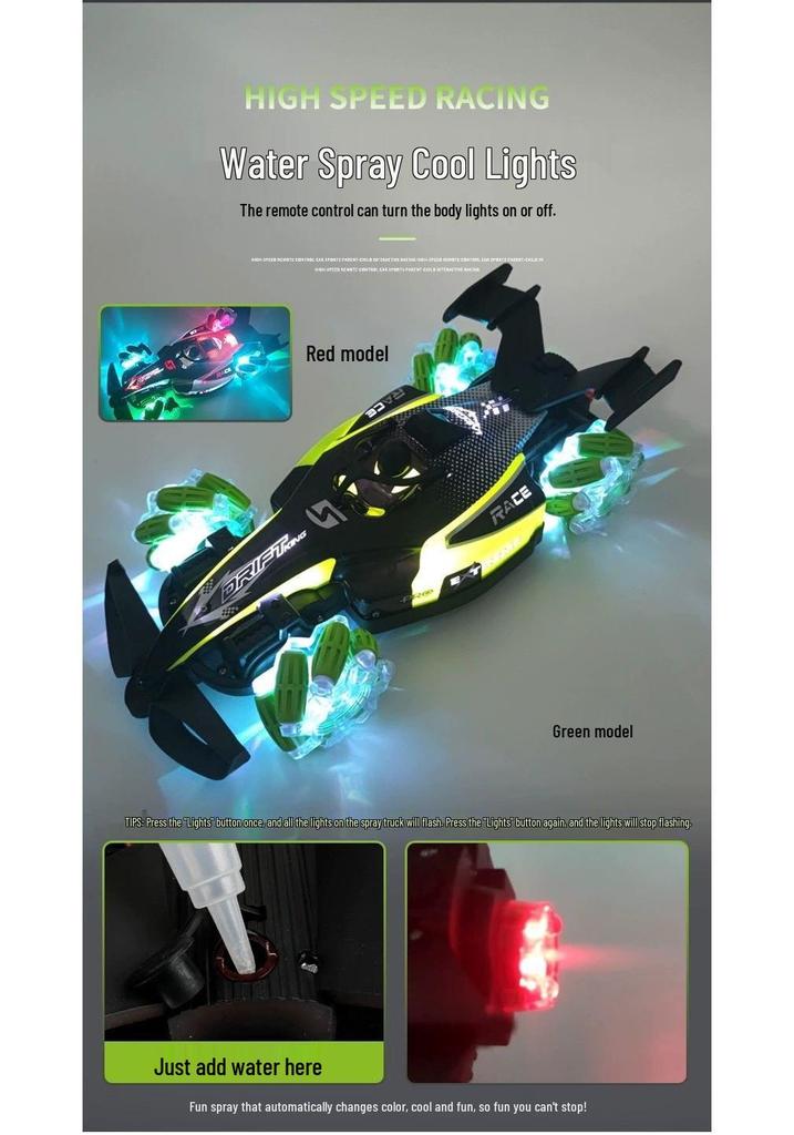 Cross F1 Light Remote Control Stunt Car: 4WD Racing Car with Gesture Sensor, Toy for Boys