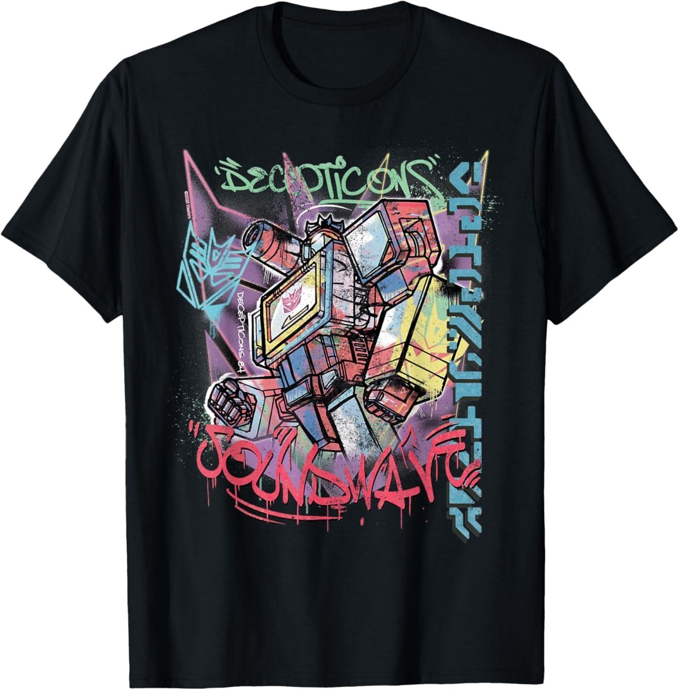 Transformers Street Style Decepticon Soundwave Unisex T-Shirt S разноцветный