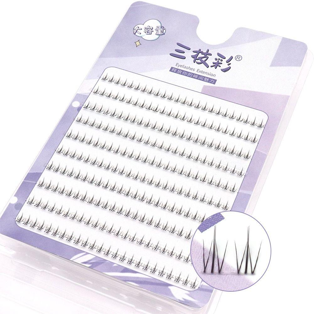 

DIY Lash Extension Bottom Lash Clusters 6mm Manga Bottom Cluster Lashes Lower Individual Lashes V-Shaped