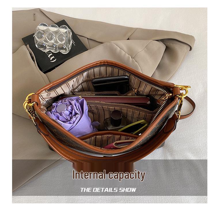 2025 Autumn Women's Light Luxury Handbag: Stylish Underarm Tote & Crossbody Bag