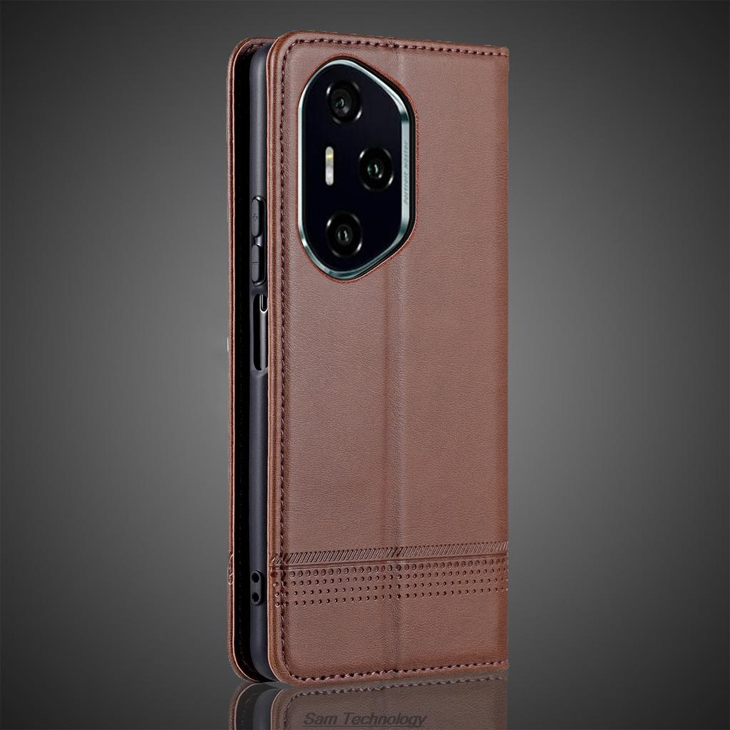 Magnetic Adsorption Leather Fitted Case for Huawei Honor 300 Pro / 300Pro 6.78" Flip Cover Protective Case Capa Fundas Coque