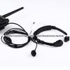 Auricolare con vibrazione della gola regolabile con PTT a dito per Baofeng Kenwood