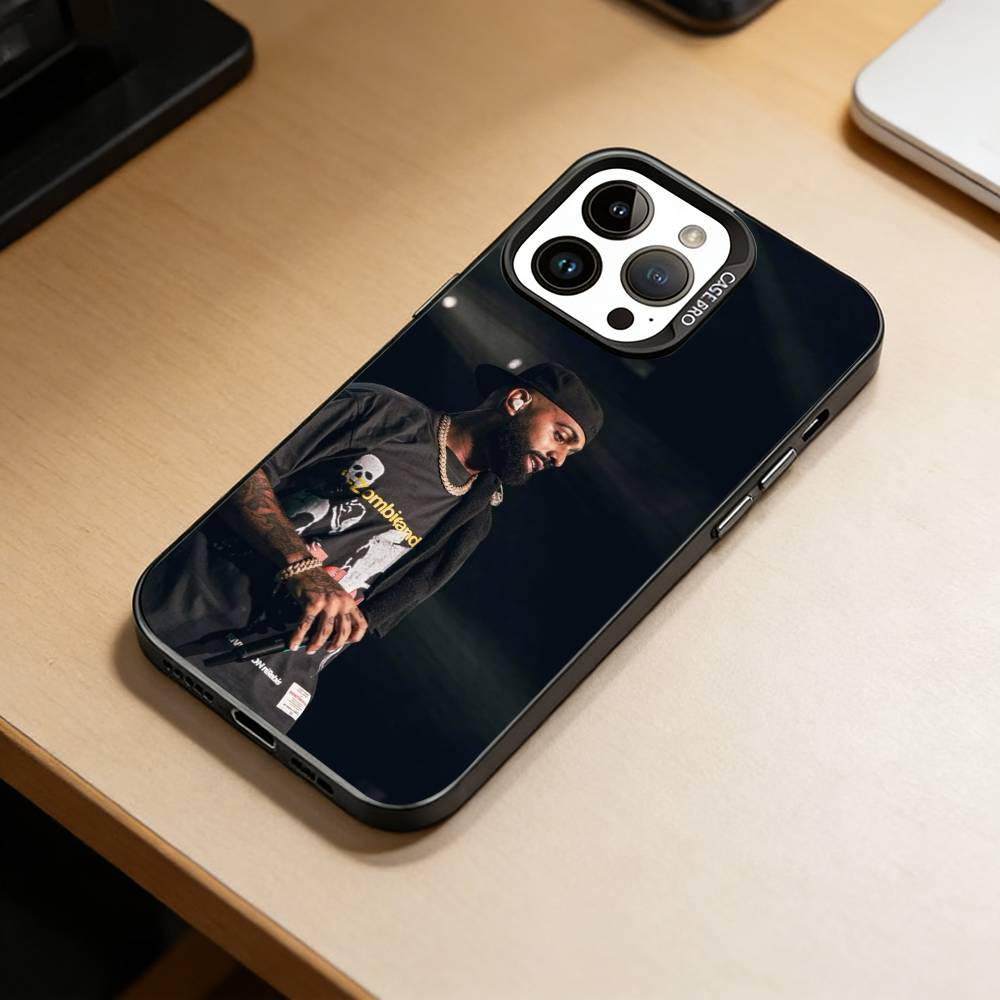 

E-Eladio Carrion DON KBRN Phone Case For iPhone 17,16,15,14,13,12,11 Plus,Pro Max,XS,Colorful Silver Phone case Funda Cover iPhone16