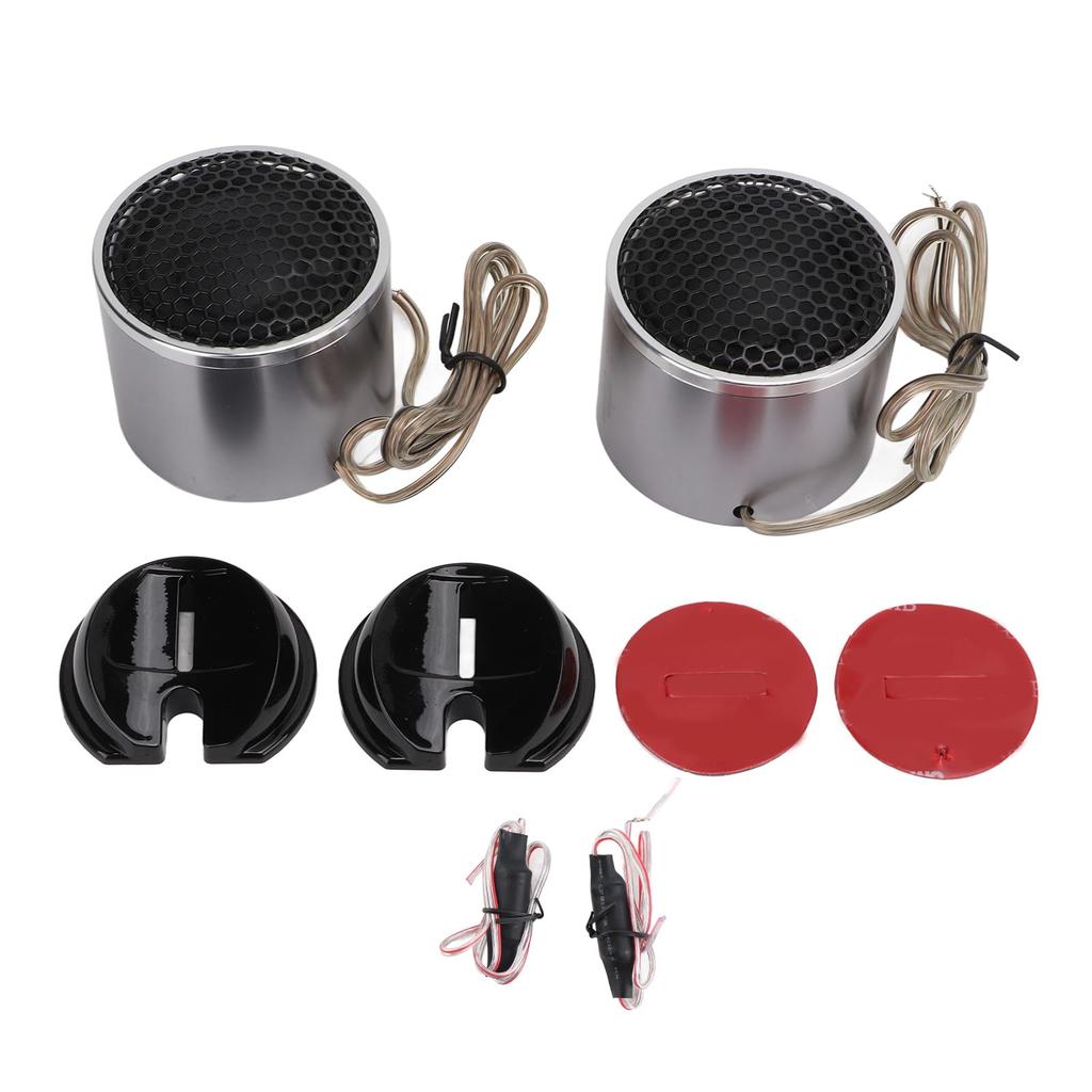 Car Audio Stereo Sound Clear Mid and Treble Playback 360 Degree Surround 2.5" Mid-Range Speaker with Treble Crossover