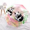 1pc Panda Garden Decor Automatic Open/Close Umbrella, Compact Travel Umbrella, 8-Rib Sturdy Frame - Ideal Gift for Friends Yy251118013