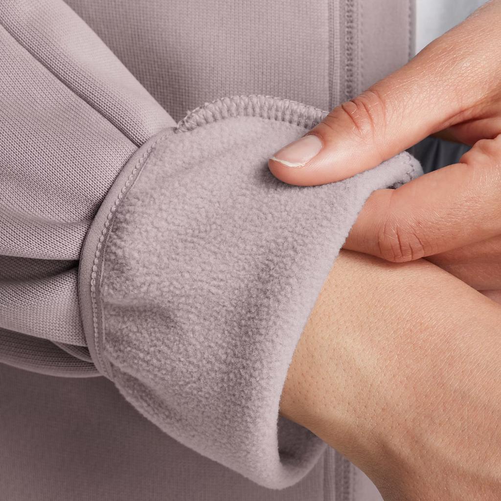 Under Armour Essential Swacket Training Hooded Long Sleeve Jacket Women Jackets Fatigue-Gray 1378850-015