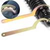 Hook Design Shock Absorbe Wrench Crescent C Spanner Wrench Spring Adjuster Wrench  Mechanical  Tool