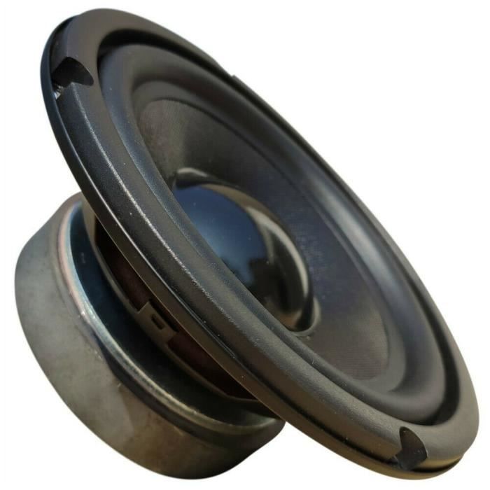 1 caisson de basse MASTER AUDIO MA16W/4+4 16,5 cm 6,5" 150 watts rms 300 watts max dvc 4+4 ohms suspension en gomme, 1 pièce