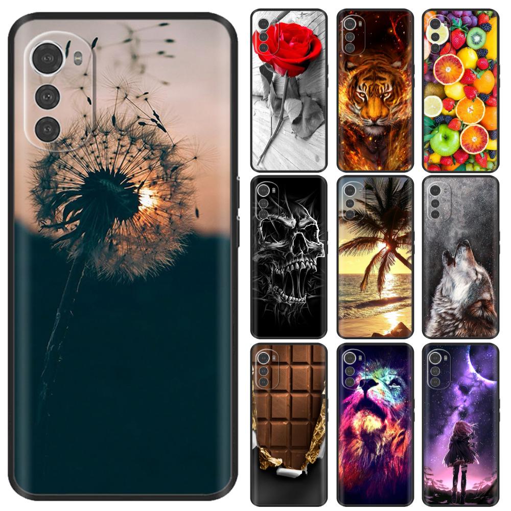 For Motorola Moto E32 Case Silicone Fashion Painted Soft Phone Case for Motorola Moto E32S Cover MotoE32S E 32 Bumper Fundas