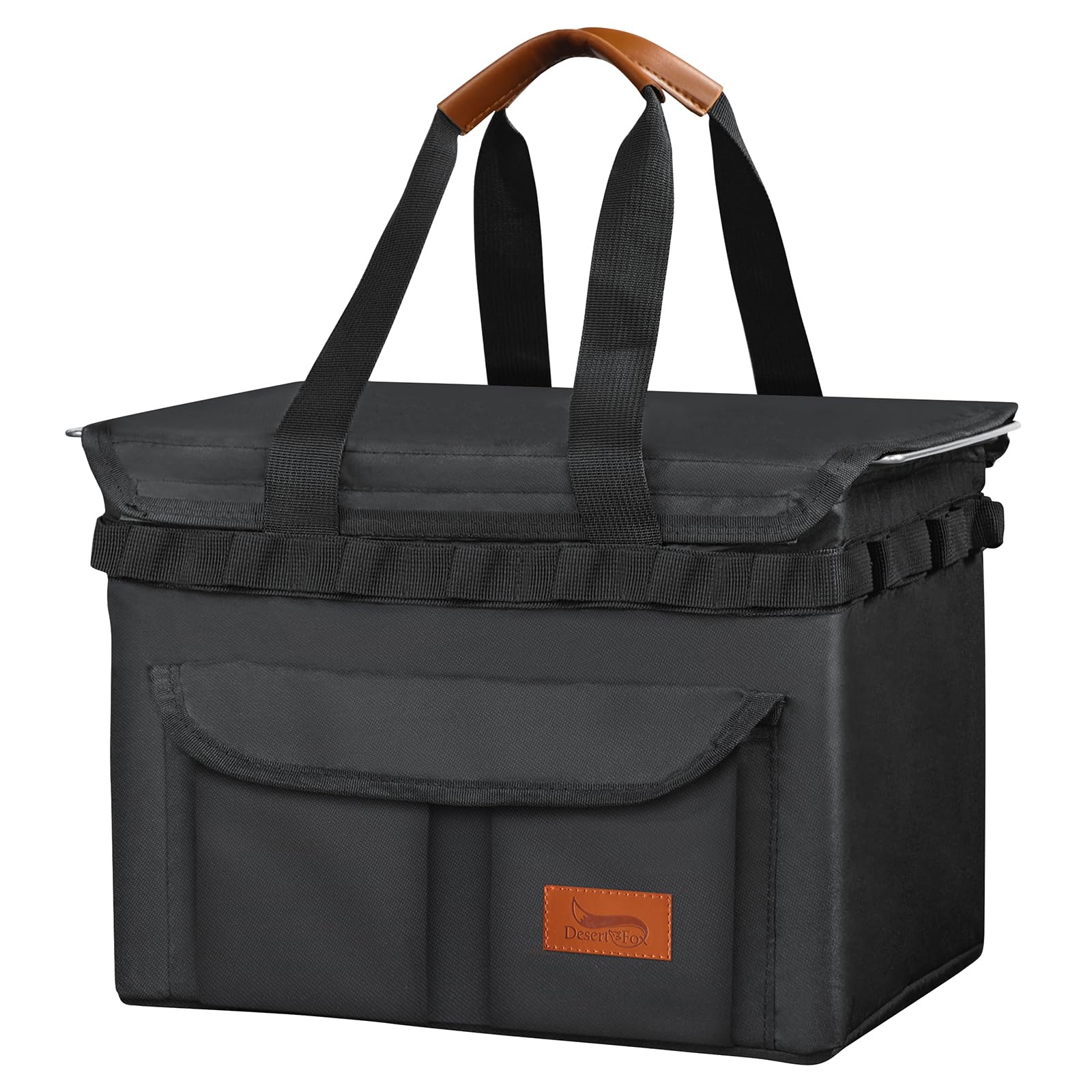

DesertFox Small Insulated Cooler Bag Inner Large Capacity x IGT Size Keeps Food and Foldable Lightweight Soft Cooler Superior Cooling for Outdoor чёрный