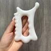 Ergonomic Wave Edge Thumb Massage Tool - PP Material for Deep Tissue Relaxation, Facial Contouring & Acupressure, All-Season Use
